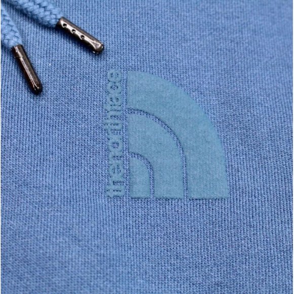 The North Face Men's Garment Dye Hoodie Shady Blue  Color Select a Size - Picture 4 of 6